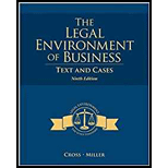 Bundle: The Legal Environment of Business, 9th + LMS Integrated for MindTap Business Law with Digital Video Library, 1 term (6 months) Printed Access Card - 9th Edition - by Frank B. Cross, Roger LeRoy Miller - ISBN 9781305784765