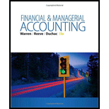 Financial and Managerial Accounting - With Access - 13th Edition - by WARREN - ISBN 9781305785106