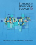 Statistics for The Behavioral Sciences (MindTap Course List) - 10th Edition - by GRAVETTER - ISBN 9781305856424
