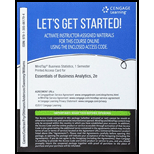 Mindtap Business Analytics, 1 Term (6 Months) Printed Access Card For Camm/cochran/fry/ohlmann/anderson/sweeney/williams'  Essentials Of Business Analytics, 2nd - 2nd Edition - by Jeffrey D. Camm, James J. Cochran, Michael J. Fry, Jeffrey W. Ohlmann, David R. Anderson - ISBN 9781305861794