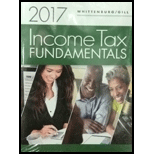 Income Tax Fundamentals 2017 (with H&R Block™ Premium & Business Access Code for Tax Filing Year 2016) - 35th Edition - by Gerald E. Whittenburg, Steven Gill, Martha Altus-Buller - ISBN 9781305872738