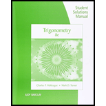 Student Solutions Manual For Mckeague/turner's Trigonometry, 8th - 8th Edition - by Mckeague, Charles P.; Turner, Mark D. - ISBN 9781305877863