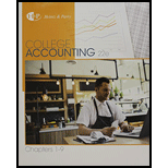 Bundle: College Accounting, Chapters 1-9, Loose-leaf Version, 22nd + Cengagenowv2, 1 Term Printed Access Card