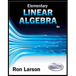 Elementary Linear Algebra - Text Only (Looseleaf) - 8th Edition - by Larson - ISBN 9781305953208