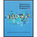 Statistics for The Behavioral Sciences - Access - 10th Edition - by GRAVETTER - ISBN 9781305955189