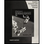 Student Solutions Manual For Zill's A First Course In Differential Equations With Modeling Applications, 11th