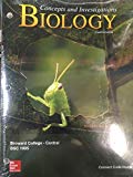 Biology Concepts and Investigations 4th Edition (Broward College-Central) BSC 1005 - 4th Edition - by Hoefnagels - ISBN 9781307021417