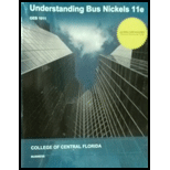 UNDERSTANDING BUS.-W/ACCESS >CUSTOM< - 11th Edition - by Nickels - ISBN 9781308789170