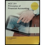 Principles of Financial Accounting (Elon University) - 11th Edition - by Marshall - ISBN 9781308839233