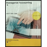 Managerial Accounting ACCT 2301/2302