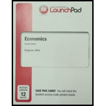 LaunchPad for Krugman's Economics 4e (Twelve-Month Access) - 4th Edition - by Paul Krugman, Robin Wells - ISBN 9781319011017