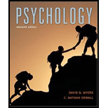 Bundle: Psychology 11e & LaunchPad (Six Month Access) - 11th Edition - by David G. Myers, C. Nathan DeWall - ISBN 9781319017057