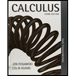 Calculus: Early Transcendentals - With Access - 3rd Edition - by Rogawski - ISBN 9781319019860