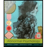 Abnormal Psychology - 10th Edition - by Ronald J. Comer, Jonathan S. Comer - ISBN 9781319066949