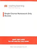 Sapling Learning Single-Course Homework-Only for Principles of Microeconomics (Access Card) - 3rd Edition - by Sapling Learning - ISBN 9781319080044