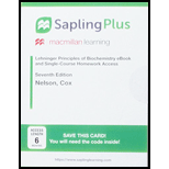 SaplingPlus for Lehninger Principles of Biochemistry (Six-Month Access) - 7th Edition - by David L. Nelson, Michael M. Cox - ISBN 9781319108236