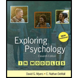 EXPLORING PSYCH.IN MODULES-W/ACCESS - 11th Edition - by Myers - ISBN 9781319250591
