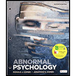 ABNORMAL PSYCHOLOGY-PACKAGE (LL) - 11th Edition - by COMER - ISBN 9781319504564