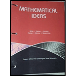 Mathematical Ideas: Custom Edition for Washington State University - 16th Edition - by Heeren,  Hornsby,  Heeren,  Morrow,  Newenhizen Miller - ISBN 9781323160558
