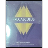 PRECALCULUS F/MA 107 (LL) >CUSTOM PKG.< - 16th Edition - by Sullivan - ISBN 9781323229101