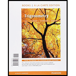 TRIGONOMETRY (LOOSE)-W/ACCESS >CUSTOM< - 11th Edition - by Lial - ISBN 9781323406816