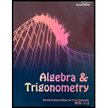 Algebra And Trigonometry, Mth 1112 Pre-calculus Algebra, 1/e - 2nd Edition - by Sullivan - ISBN 9781323436141