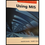 Using Mis Third Custom Edition For San Jose State University - 3rd Edition - by David M. Kroenke, Randall J. Boyle - ISBN 9781323469545