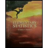 Elementary Statistics Third California Edition - 3rd Edition - by Triola - ISBN 9781323578179