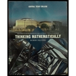 THINKING MATH.-W/ACCESS >CUSTOM< - 2nd Edition - by Central Texas - ISBN 9781323743614