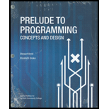 PRELUDE TO PROGRAMMING (LL) >CUSTOM< - 15th Edition - by VENIT - ISBN 9781323769034