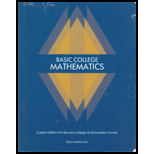 BASIC COLLEGE MATHEMATICS >CUSTOM< - 15th Edition - by Martin-Gay - ISBN 9781323781647
