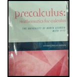 Precalculus: Mathematics for Calculus (Custom) - 7th Edition - by Stewart - ISBN 9781337041232