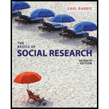 Bundle: The Basics Of Social Research, Loose-leaf Version, 7th + Mindtap Sociology, 1 Term (6 Months) Printed Access Card - 7th Edition - by Babbie - ISBN 9781337072496