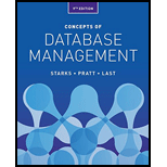 Concepts of Database Management - 9th Edition - by Joy L. Starks, Philip J. Pratt, Mary Z. Last - ISBN 9781337093422