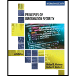 Principles of Information Security (MindTap Course List) - 6th Edition - by Michael E. Whitman, Herbert J. Mattord - ISBN 9781337102063