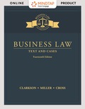 MINDTAP BUSINESS LAW FOR CLARKSON/MILLE - 14th Edition - by CROSS - ISBN 9781337105460