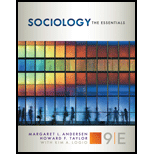 Bundle: Sociology: The Essentials, Loose-leaf Version, 9th + Mindtap Sociology, 1 Term (6 Months) Printed Access Card - 9th Edition - by Margaret L. Andersen, Howard F. Taylor - ISBN 9781337128162