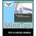Bundle: Essentials of Business Analytics, Loose-leaf Version, 2nd + LMS Integrated for MindTap Business Statistics, 1 term (6 months) Printed Access Card