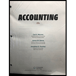 Accounting 27th Edition Textbook Solutions Bartleby