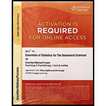 Aplia™, 1 Term Printed Access Card For Gravetter/wallnau's Essentials Of Statistics For The Behavioral Sciences, 9th