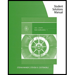Student Solutions Manual for Waner/Costenoble's Finite Mathematics, 7th