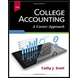 Working Papers with Study Guide for Scott's College Accounting: A Career Approach, 13th