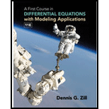 A First Course in Differential Equations with Modeling Applications, Loose-leaf Version - 11th Edition - by ZILL, Dennis G. - ISBN 9781337293129
