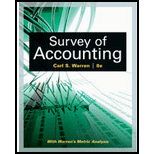 Survey of Accounting - With CengageNOW 1Term - 8th Edition - by WARREN - ISBN 9781337379823
