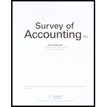 Bundle: Survey Of Accounting, Loose-leaf Version, 8th + Lms Integrated Cengagenowv2, 1 Term Printed Access Card