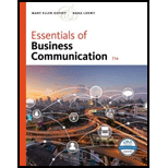 Essentials of Business Communication (MindTap Course List)