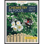 Owlv2 With Mindtap Reader, 1 Term (6 Months) Printed Access Card For Tro's Chemistry In Focus: A Molecular View Of Our World, 7th