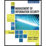 Management Of Information Security