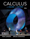 Calculus (MindTap Course List) - 11th Edition - by Larson - ISBN 9781337514507