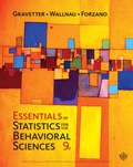 Essentials of Statistics for The Behavioral Sciences (MindTap Course List)